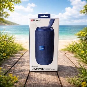 2Boom Blue Wireless Portable Bluetooth Speaker
